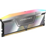Corsair DIMM 48 GB DDR5-8000 (2x 24 GB) Dual-Kit, Arbeitsspeicher silber, CMHC48GX5M2X8000C38, Vengeance RGB, INTEL XMP