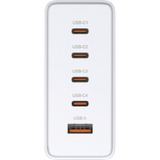 D-Link 240W GaN Ladegerät DCF-241/E, PD 3.1, QC 4.0 weiß, 1x USB-A, 4x USB-C
