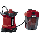 EINHELL Power X-Change Akku-Schmutzwasserpumpe GE-DP 18/25 LL Li-Solo, 18Volt, Tauch- / Druckpumpe rot/schwarz, ohne Akku und Ladegerät