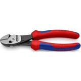 KNIPEX TwinForce Hochleistungs-Seitenschneider, Schneid-Zange rot/blau, 73 72 180