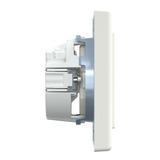 Merten Schutzkontakt-Steckdose mit voller Abdeckplatte, Unterputz, 16 Ampere, 250 Volt weiß (matt), Retail