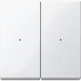 Merten Wippe polarweiß glänzend für Tastermodul zweifach System M 619219 weiß (glänzend), Retail