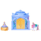 Spin Master Unicorn Academy -  Stall Spielset, Spielgebäude  inkl. Brunnen mit Licht- und Soundeffekten