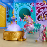 Spin Master Unicorn Academy -  Stall Spielset, Spielgebäude  inkl. Brunnen mit Licht- und Soundeffekten