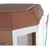 Thermaltake The Tower 600 Mocha Mousse, Tower-Gehäuse hellbraun, Tempered Glass x 3