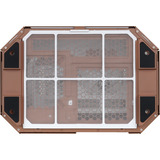 Thermaltake The Tower 600 , Tower-Gehäuse hellbraun, Tempered Glass x 3