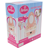 VEDES Beauty Salon mit Licht, 13-teilig, Frisierzange holz