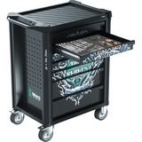 Wera Tool Rebel 9700 Werkstattwagen 1, mit Bestückung, Werkzeugwagen schwarz, inkl. 78 Werkzeuge
