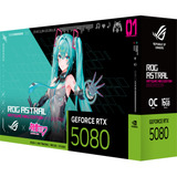 ASUS GeForce RTX 5080 ROG ASTRAL GAMING OC HATSUNE MIKU EDITION, Grafikkarte DLSS 4, 3x DisplayPort, 2x HDMI 2.1