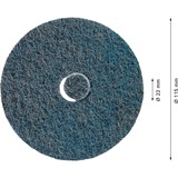 Bosch Professional Expert Vlies-Schleifscheibe N477 SCM, Ø 115mm, sehr fein Bohrung Ø 22mm, für kleine Winkelschleifer