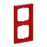 Busch-Jaeger Abdeckrahmen zum Abdecken von Schaltern, Tastern und Steckdosen, Abdeckung rot, Retail