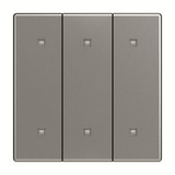 Busch-Jaeger Wippe dreiteilig Elektroniktaster edelstahl, Retail