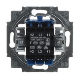 Busch-Jaeger Wippschaltereinsatz Wechsel-Wechselschaltung Unterputz 250 Volt 10 Ampere blau, Retail