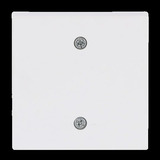 Busch-Jaeger Zentralscheibe für Zugschalter mit Schraubbefestigung, Abdeckung weiß, Retail