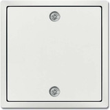 Busch-Jaeger Zentralscheibe für Zugschalter mit Schraubbefestigung, Abdeckung weiß, Retail