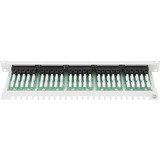 Digitus CAT 3 ISDN Patchpanel, ungeschirmt, 50 Port grau, 1 HE