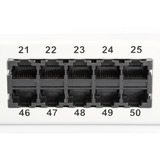 Digitus CAT 3 ISDN Patchpanel, ungeschirmt, 50 Port grau, 1 HE