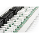 Digitus CAT 3 ISDN Patchpanel, ungeschirmt, 50 Port grau, 1 HE