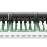 Digitus CAT 3 ISDN Patchpanel, ungeschirmt, 50 Port grau, 1 HE