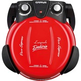 G3 Ferrari Delizia Pizzaofen G10006 rot/schwarz, 1.200 Watt, für Pizza Ø 31cm