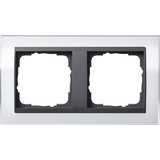 Gira Abdeckrahmen 2fach weiß, Retail