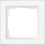 Gira Abdeckrahmen einflächig durchgängig beschreibbar bruchsicher weiß, Retail