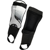 HUDORA Schienbeinschützer mit Knöchelschutz, Protektoren grau, Größe L