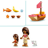 LEGO 43282 Disney Princess Vaianas Hütte und Boot, Konstruktionsspielzeug 