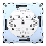 Merten Schutzkontakt-Steckdose mit Steckklemmen nickel, Retail