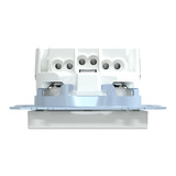 Merten Schutzkontaktsteckdose mit erhöhtem Berührungsschutz weiß (glänzend), Retail