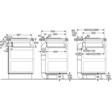 Neff T18BD3AN0, Autarkes Kochfeld schwarz/edelstahl, mit integriertem Dunstabzug