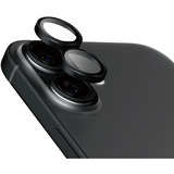 PanzerGlass Hoops Ceramic Kameraschutz, Schutzfolie schwarz, iPhone 16 / 16 Plus