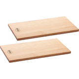 RÖSLE Aromaplanken Erlenholz 40 x 19,5 cm, Grillplatte holz, 2 Stück