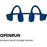 Shokz OpenRun, Kopfhörer blau/dunkelblau, Bluetooth