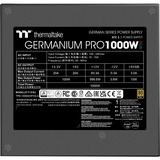 Thermaltake Germanium Pro RGB 1000W, PC-Netzteil schwarz, 1x 12-Pin High Power GPU, 4x PCIe, Kabelmanagement, 1000 Watt