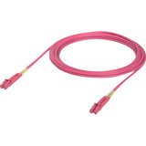 Ubiquiti UACC-OFC-M2-LULU-1M-50 OM4 Duplex LC UPC Fiber Patch Kabel 50 Stk. rosa