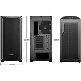 be quiet! SHADOW BASE 800 DX     , Tower-Gehäuse schwarz, Tempered Glass