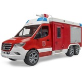bruder 02680 Mercedes Benz Sprinter Feuerwehrrüstwagen, Modellfahrzeug inkl. Light + Sound Modul