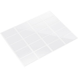 fischer GOW Fischer Montagestreifen, 20 Stück, Klebeband weiß, 22 x 36 mm