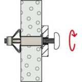 fischer Profizange HM Z 1 rot/schwarz, für Hohlraum-Metalldübel HM