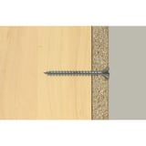 fischer Spanplattenschraube ClassicFast II 3,5x20 Senkkopf TX 1000 Stück, mit Vollgewinde, verzinkt