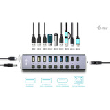 i-tec USB 3.0/USB-C 9 Port Charging HUB, USB-Hub 