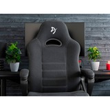 Arozzi Enzo Woven Gaming-Stuhl, Fabric Black/Grey dunkelgrau