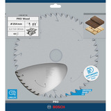 Bosch PRO Wood cordless Kreissägeblatt, Ø 254mm, 60Z Bohrung 30mm, für Akku-Tischkreissägen