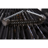 Broil King Spiral-Reinigungsbürste, Grill-Reinigungsbürste schwarz/edelstahl