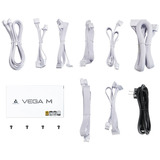 Chieftec Vega M 1000W White, PC-Netzteil weiß, 1x 12 Pin High Power GPU, 4x PCIe, Kabelmanagement, 1000 Watt