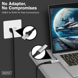 Digitus USB-A 3.2 Gen1 > RJ-45 Ethernet Kabel, 1Gbit/s, Adapter schwarz, 15 Meter, 10/100/1.000Mbit/s