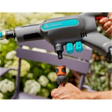 GARDENA Akku-Mitteldruckreiniger AquaClean 24/18V P4A Set grau/türkis, Li-Ion Akku 2,5Ah P4A, Ready-To-Use, POWER FOR ALL ALLIANCE