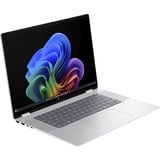 HP OmniBook X Flip 16-as0078ng, Notebook silber, Intel® Core™ Ultra 7 258V, Intel® Arc™ Graphics 140V, 32 GB LPDDR5X, 1 TB (1 TB SSD), Windows 11 Home
