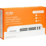 Hewlett Packard Enterprise Networking Instant On Switch 26 Anschlüsse Gigabit 2 Anschlüsse SFP 1430 